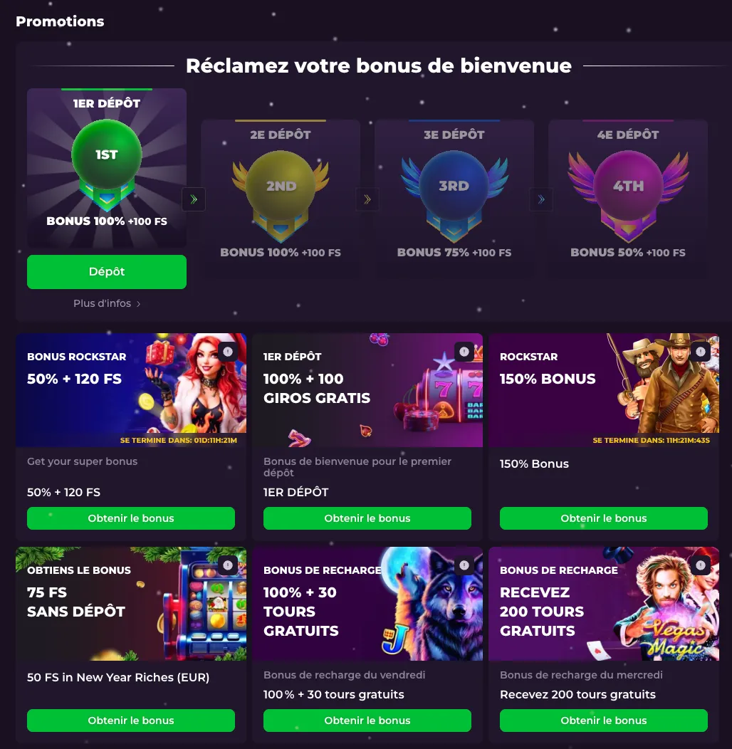 Les conditions de mise chez Rockstar Casino : mon décryptage complet du wagering